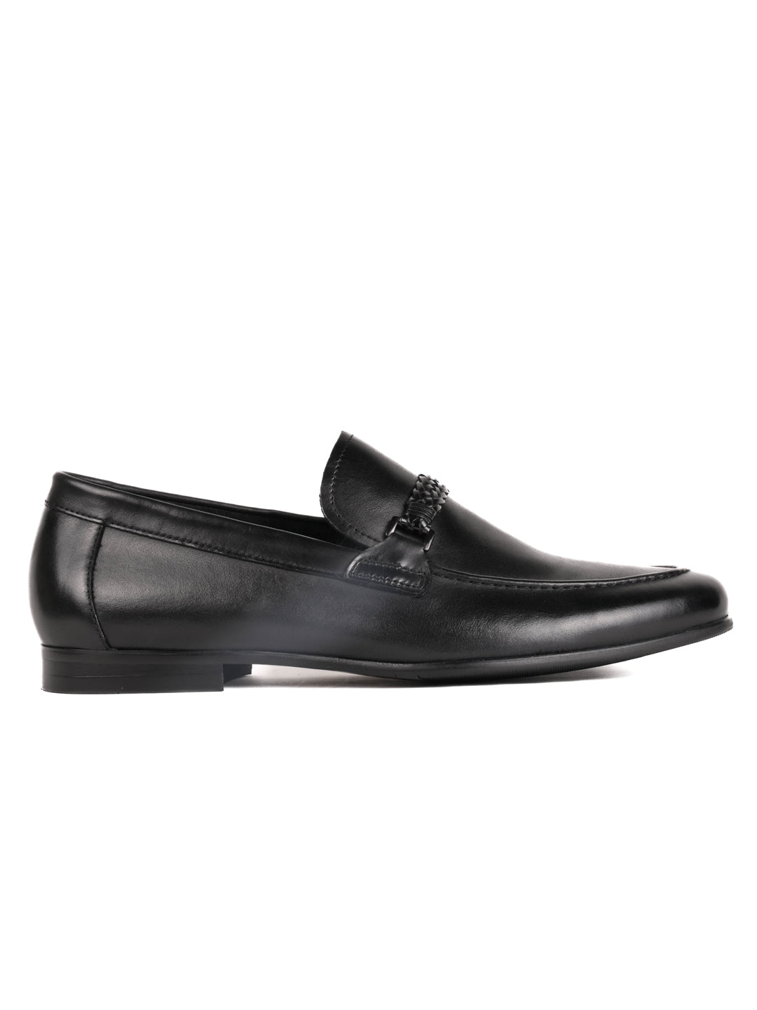 Men, Men Footwear, Black Formal Loafers