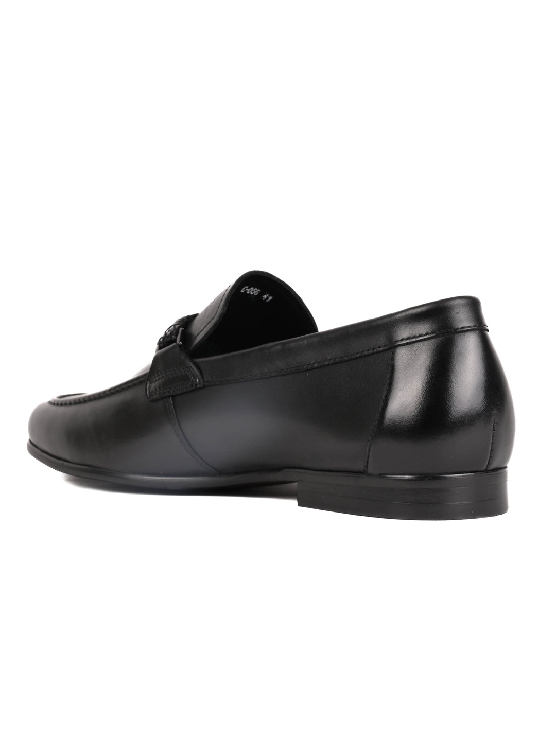 Men, Men Footwear, Black Formal Loafers