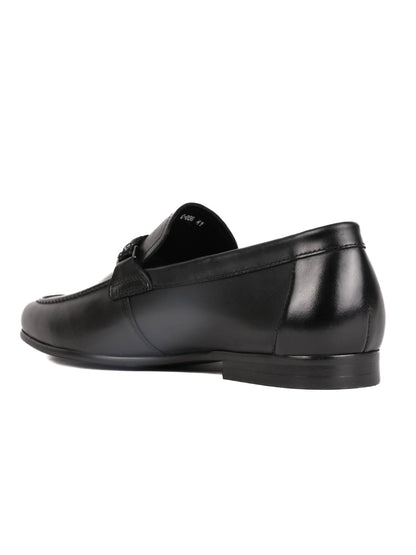 Men, Men Footwear, Black Formal Loafers