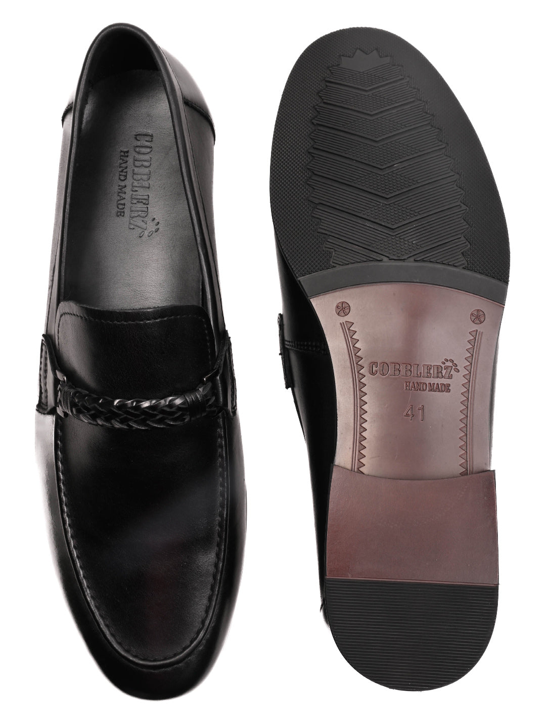 Men, Men Footwear, Black Formal Loafers