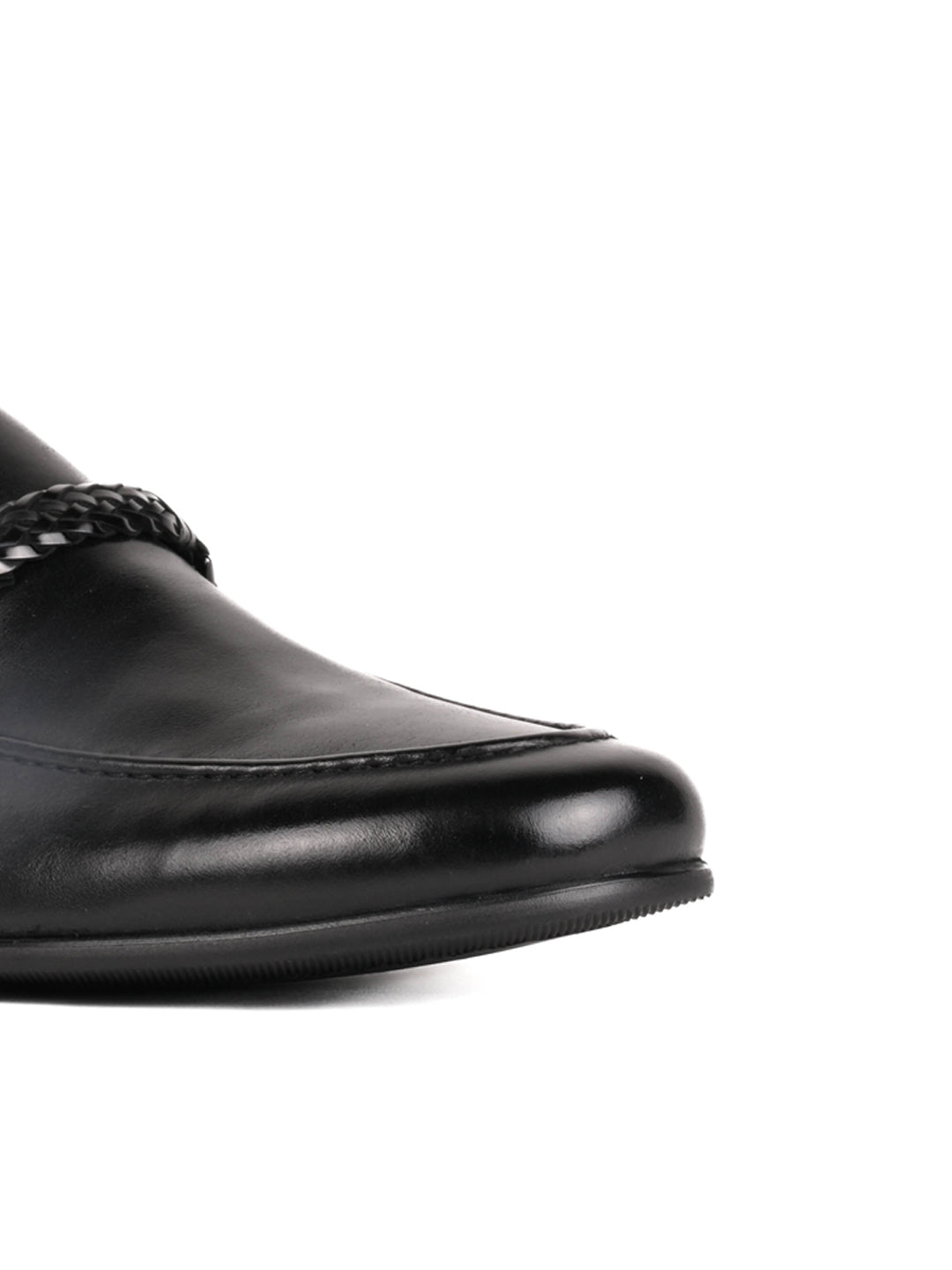 Men, Men Footwear, Black Formal Loafers