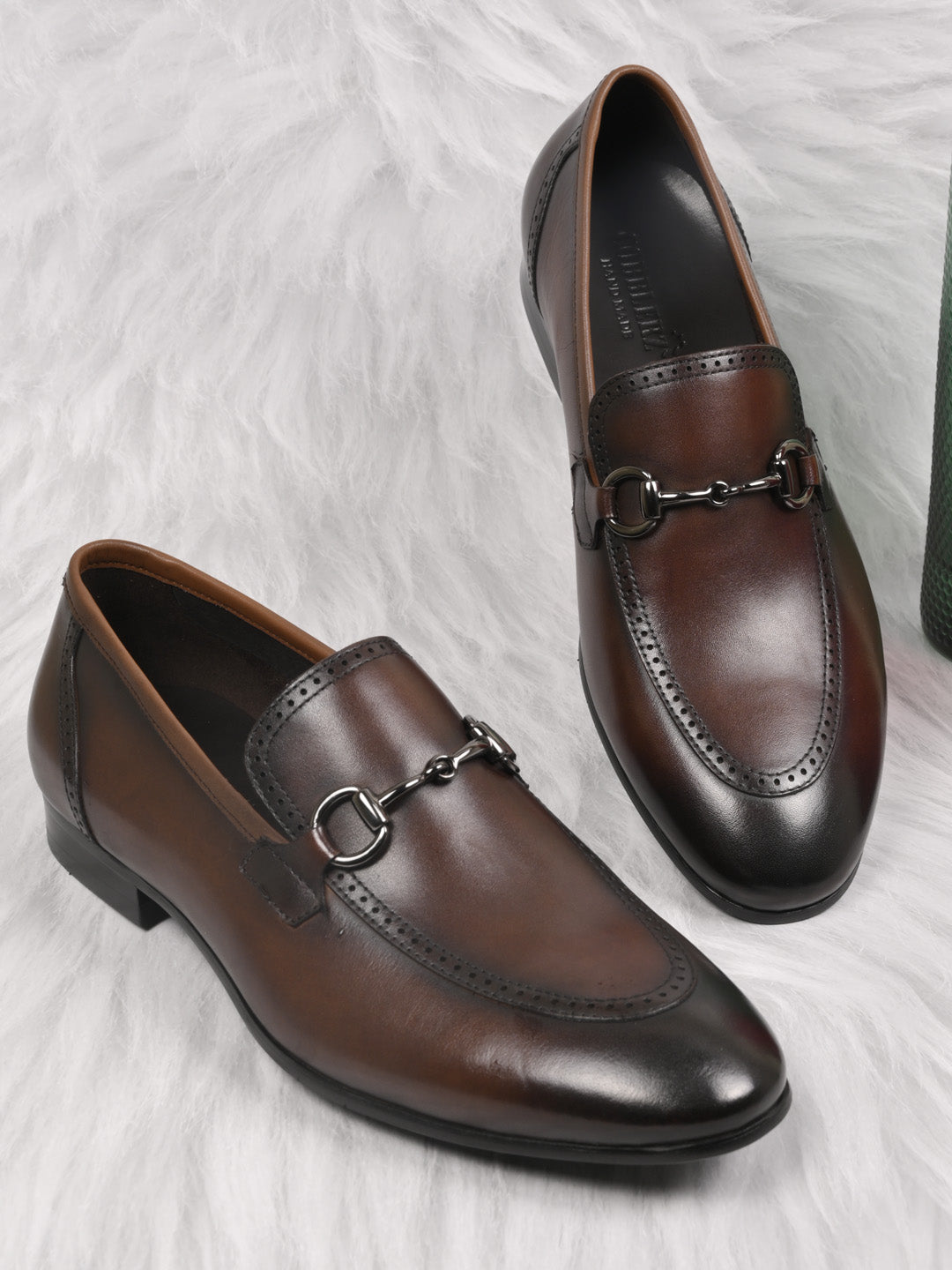 Men, Men Footwear, Brown Formal Loafers