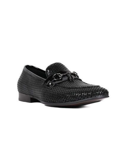 Men, Men Footwear, Black Loafers