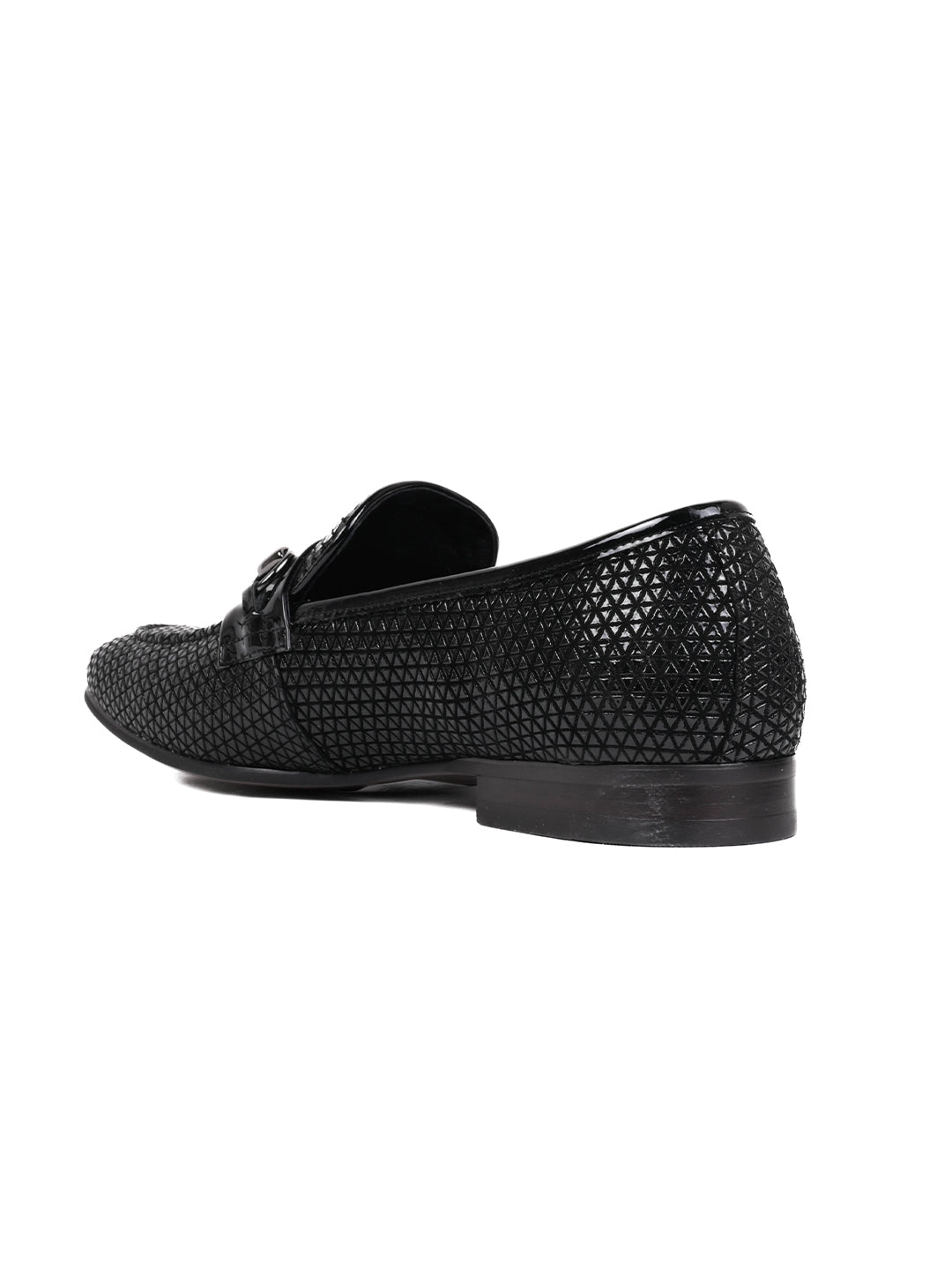 Men, Men Footwear, Black Loafers