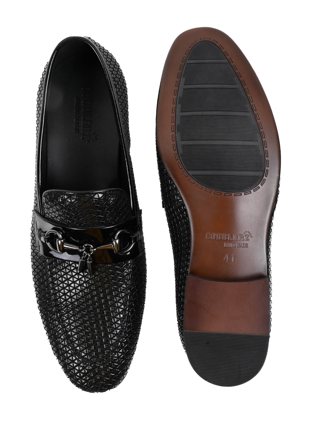 Men, Men Footwear, Black Loafers