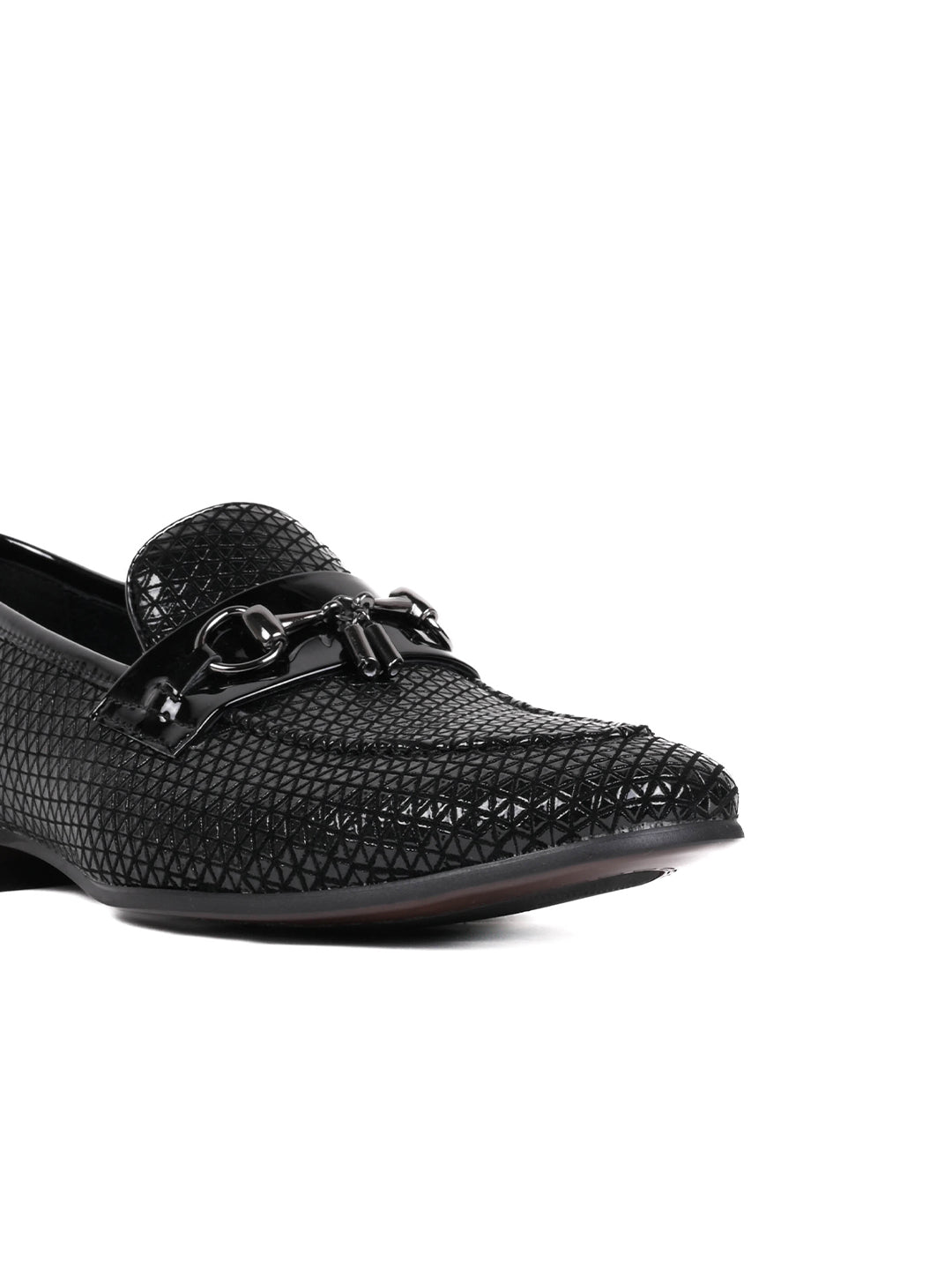 Men, Men Footwear, Black Loafers