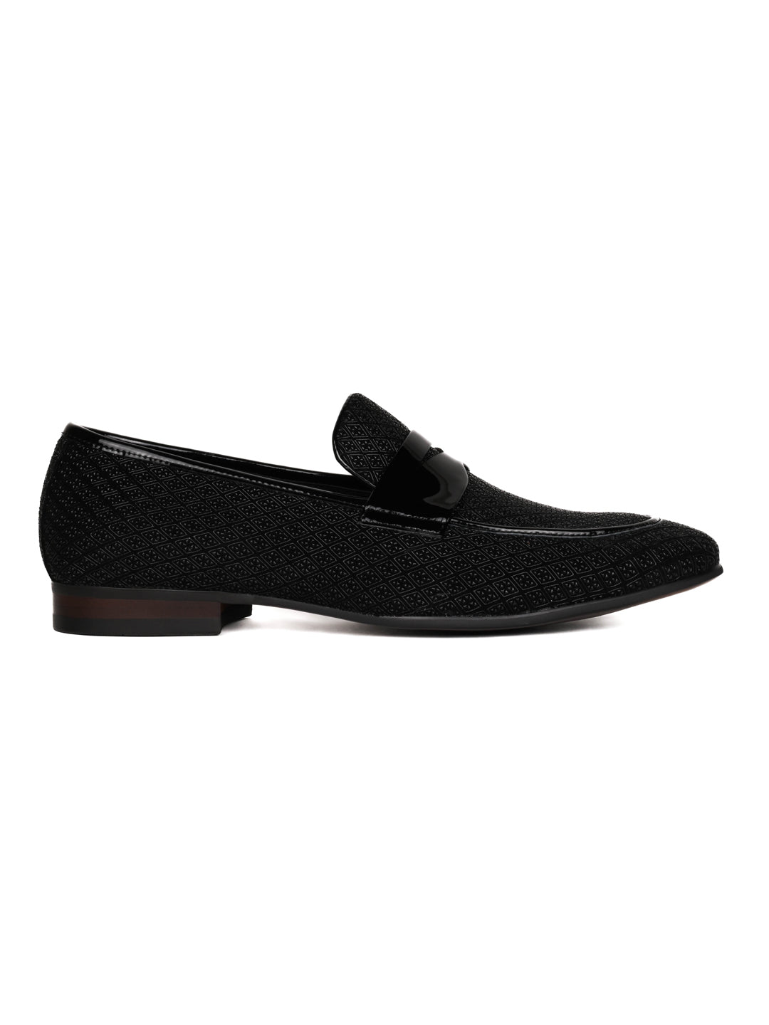 Men, Men Footwear, Black Loafers