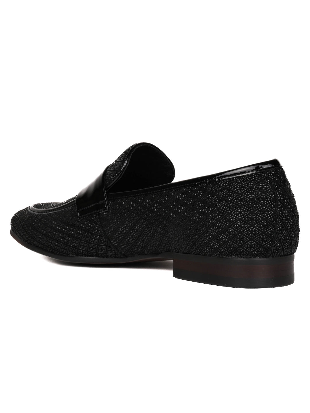 Men, Men Footwear, Black Loafers