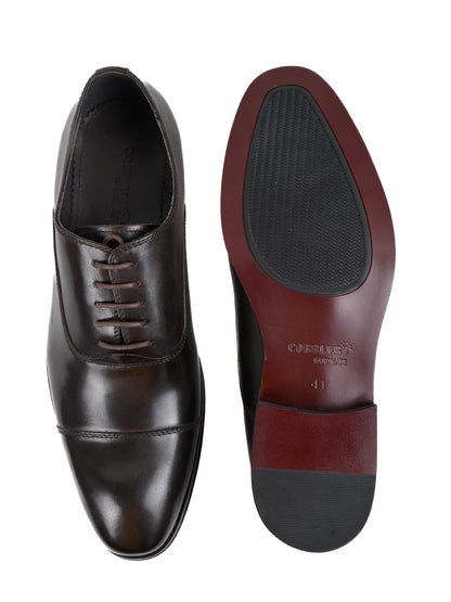 Men, Men Footwear, Coffee Formal Shoes