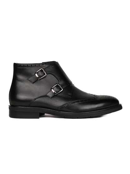 Men, Men Footwear, Black Boots