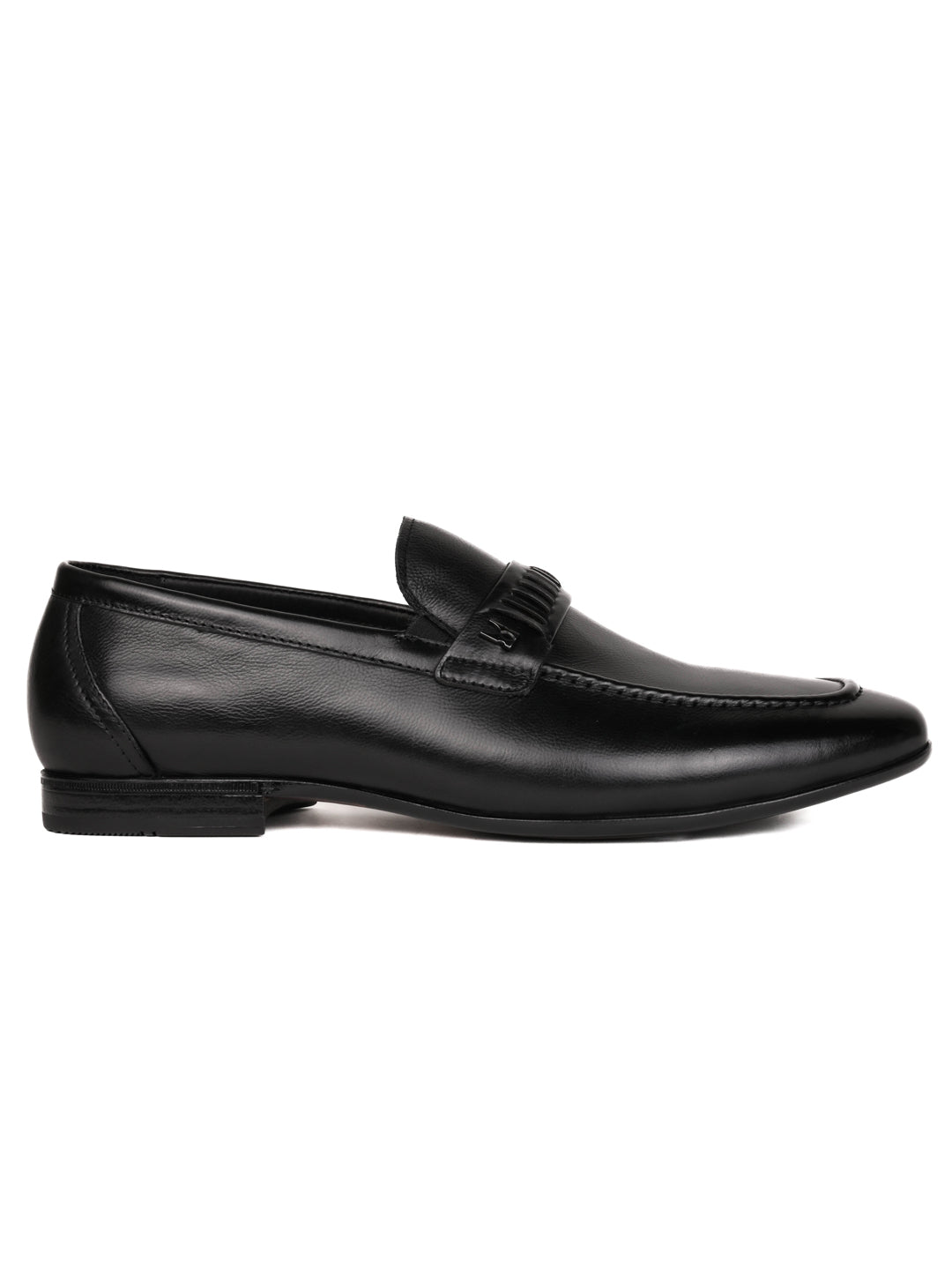 Men, Men Footwear, Black Formal Loafers