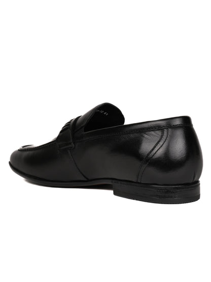 Men, Men Footwear, Black Formal Loafers