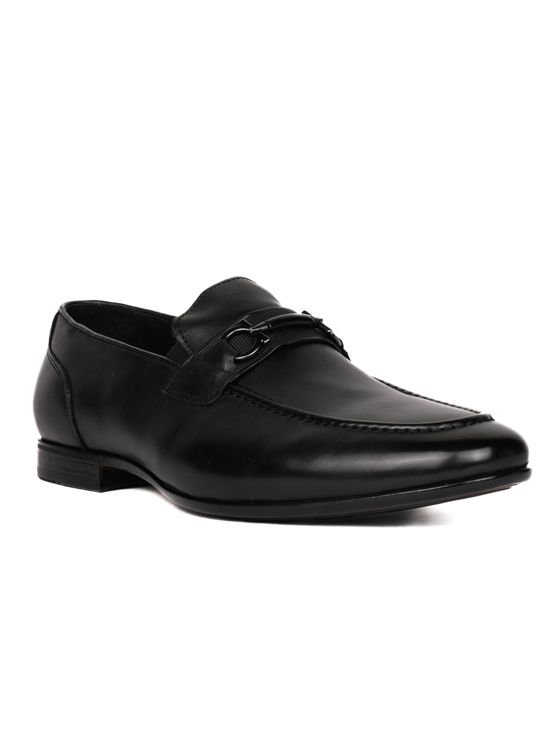 Men, Men Footwear, Black Formal Loafers