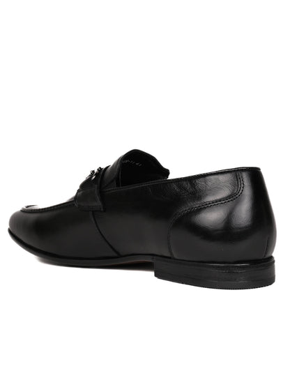 Men, Men Footwear, Black Formal Loafers