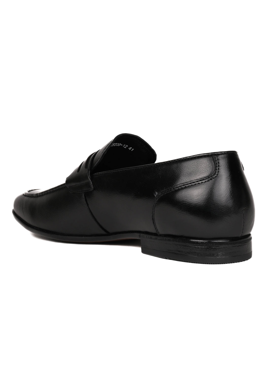 Men, Men Footwear, Black Formal Loafers