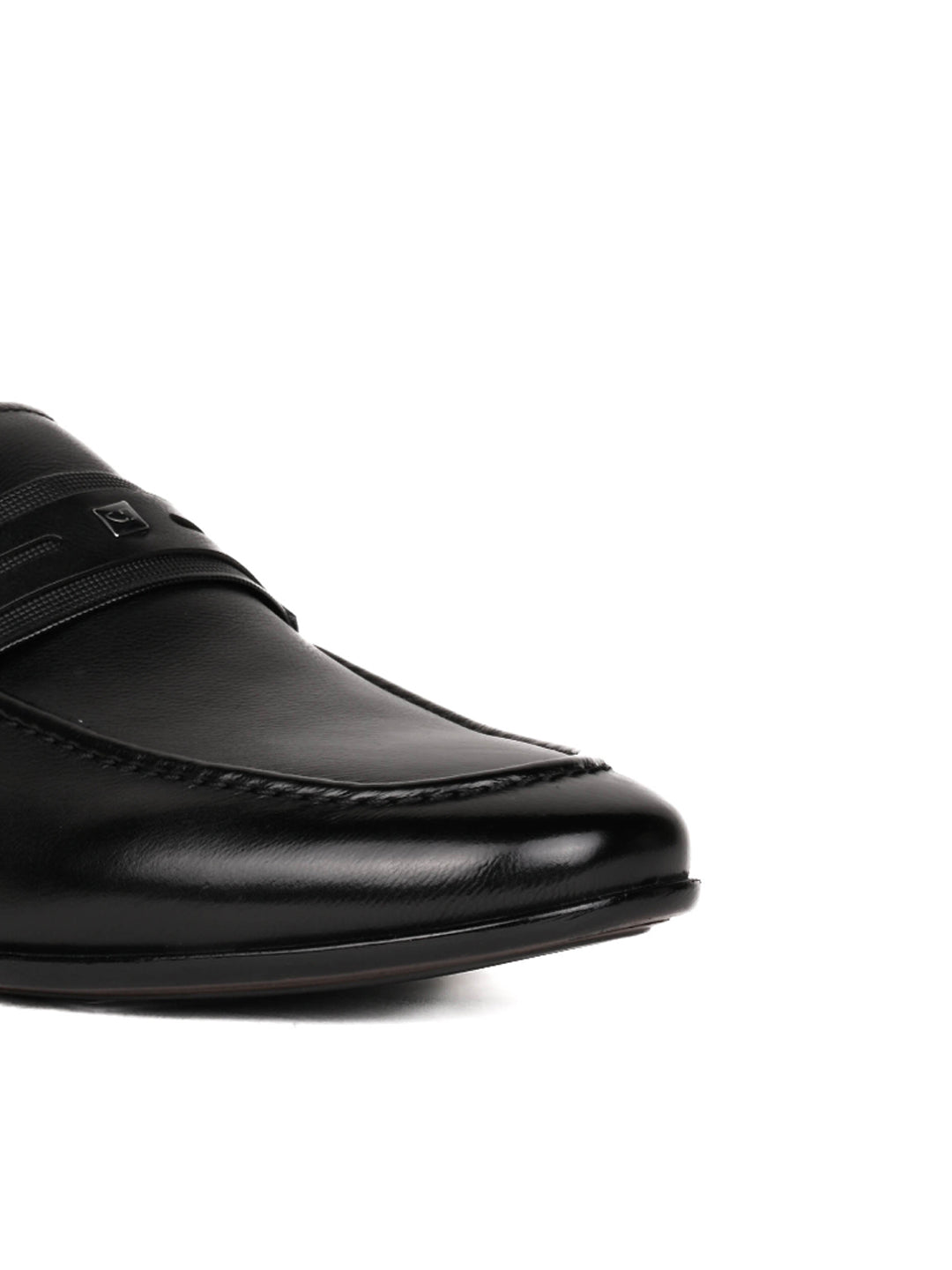 Men, Men Footwear, Black Formal Loafers