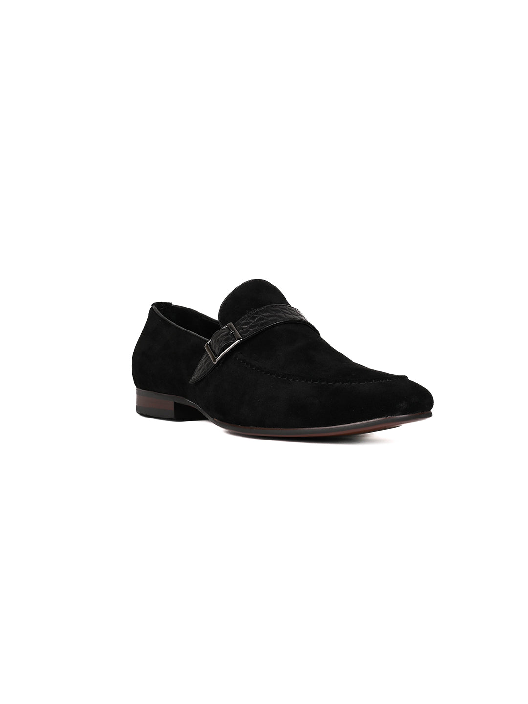 Men, Men Footwear, Black Loafers