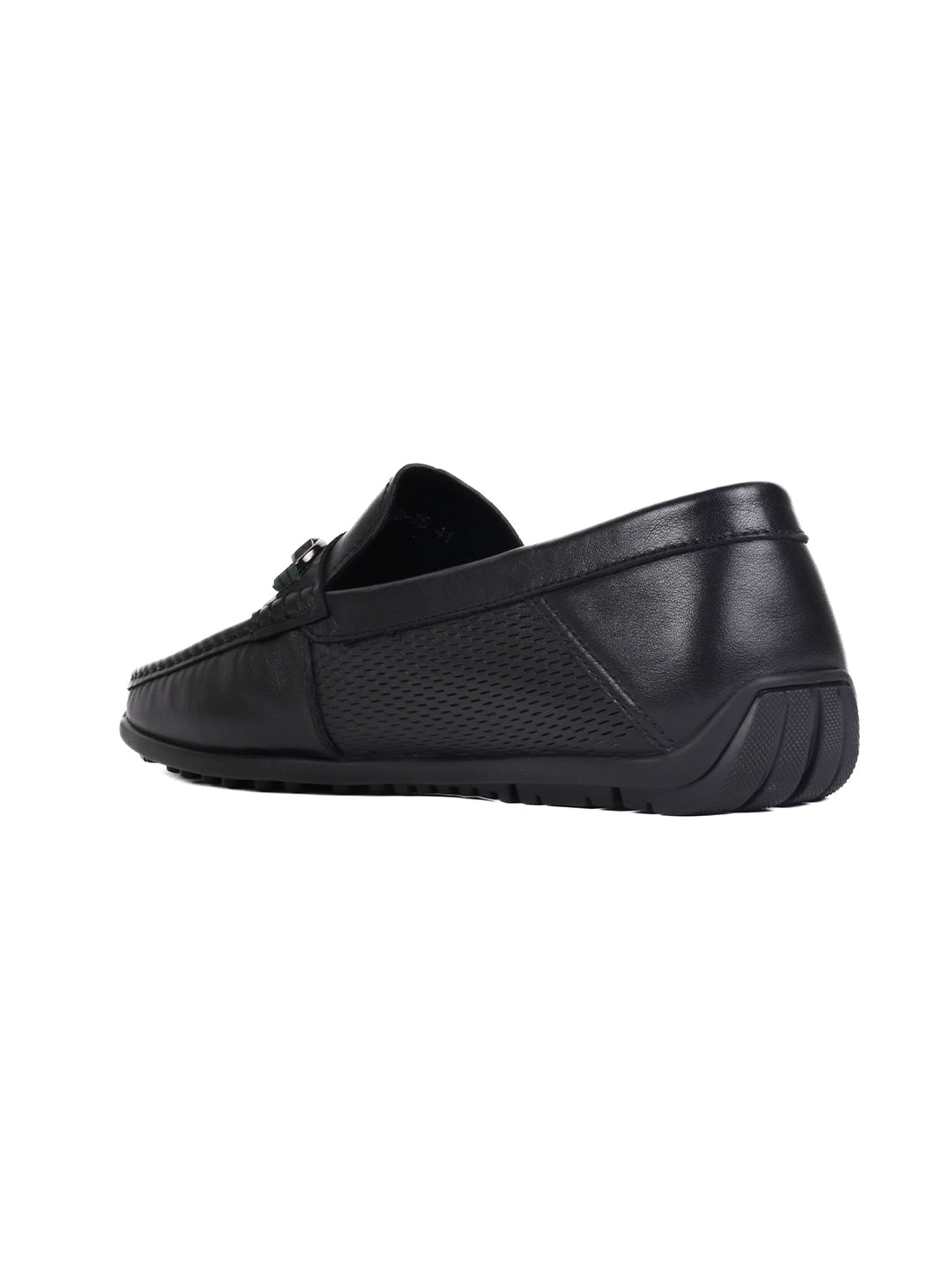 Men, Men Footwear, Black Driving Shoes