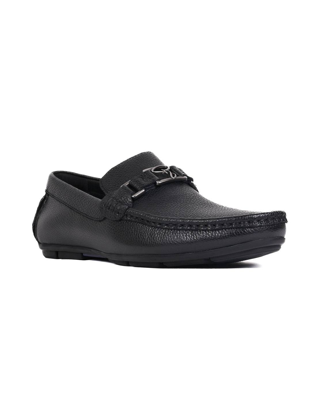 Men, Men Footwear, Black Driving Shoes