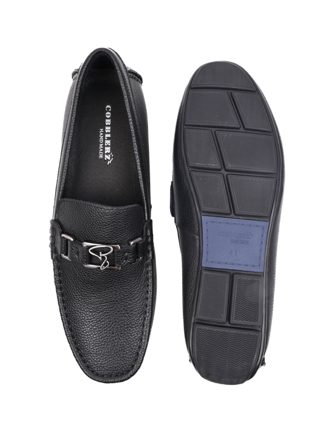 Men, Men Footwear, Black Driving Shoes