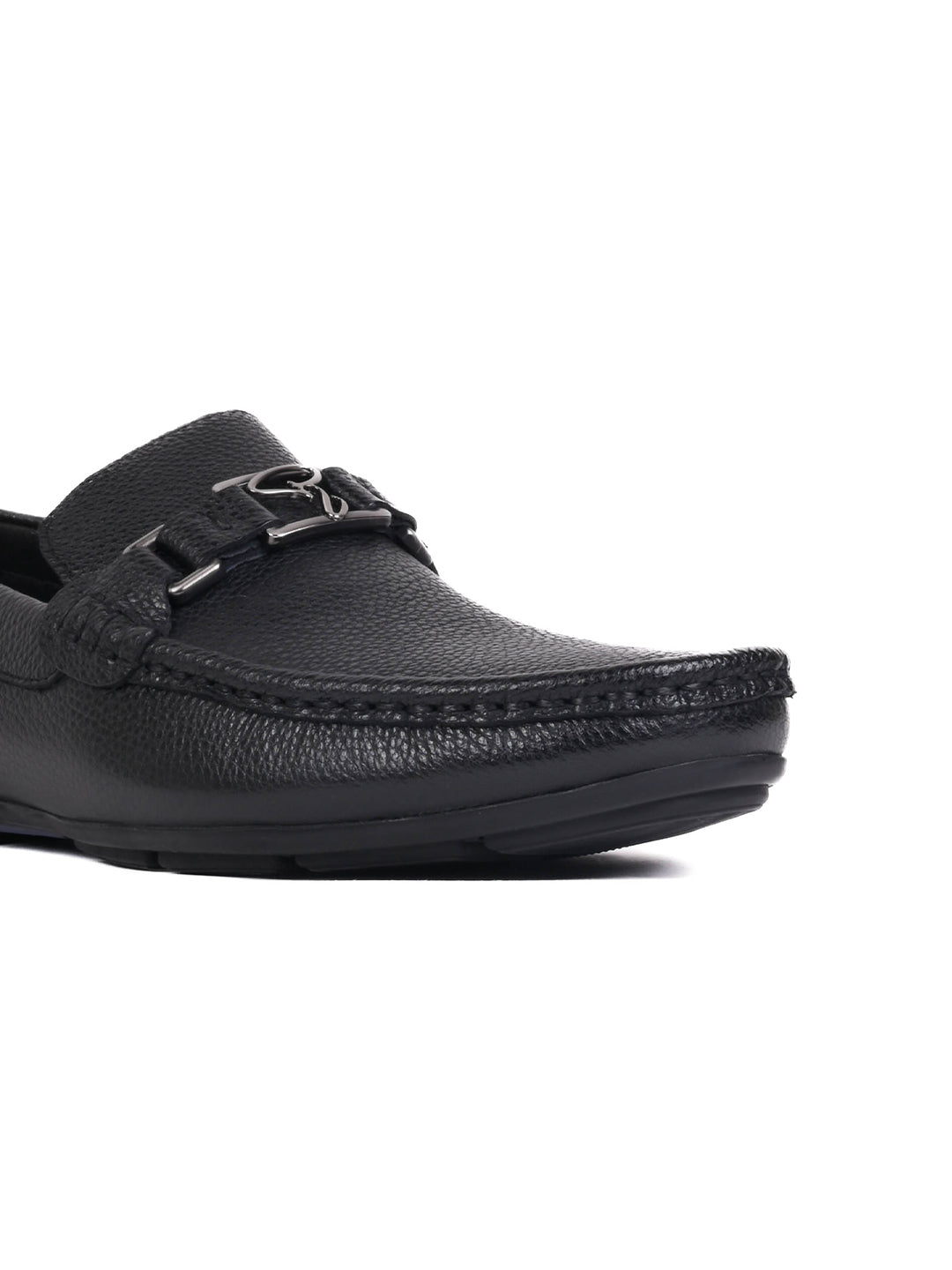 Men, Men Footwear, Black Driving Shoes