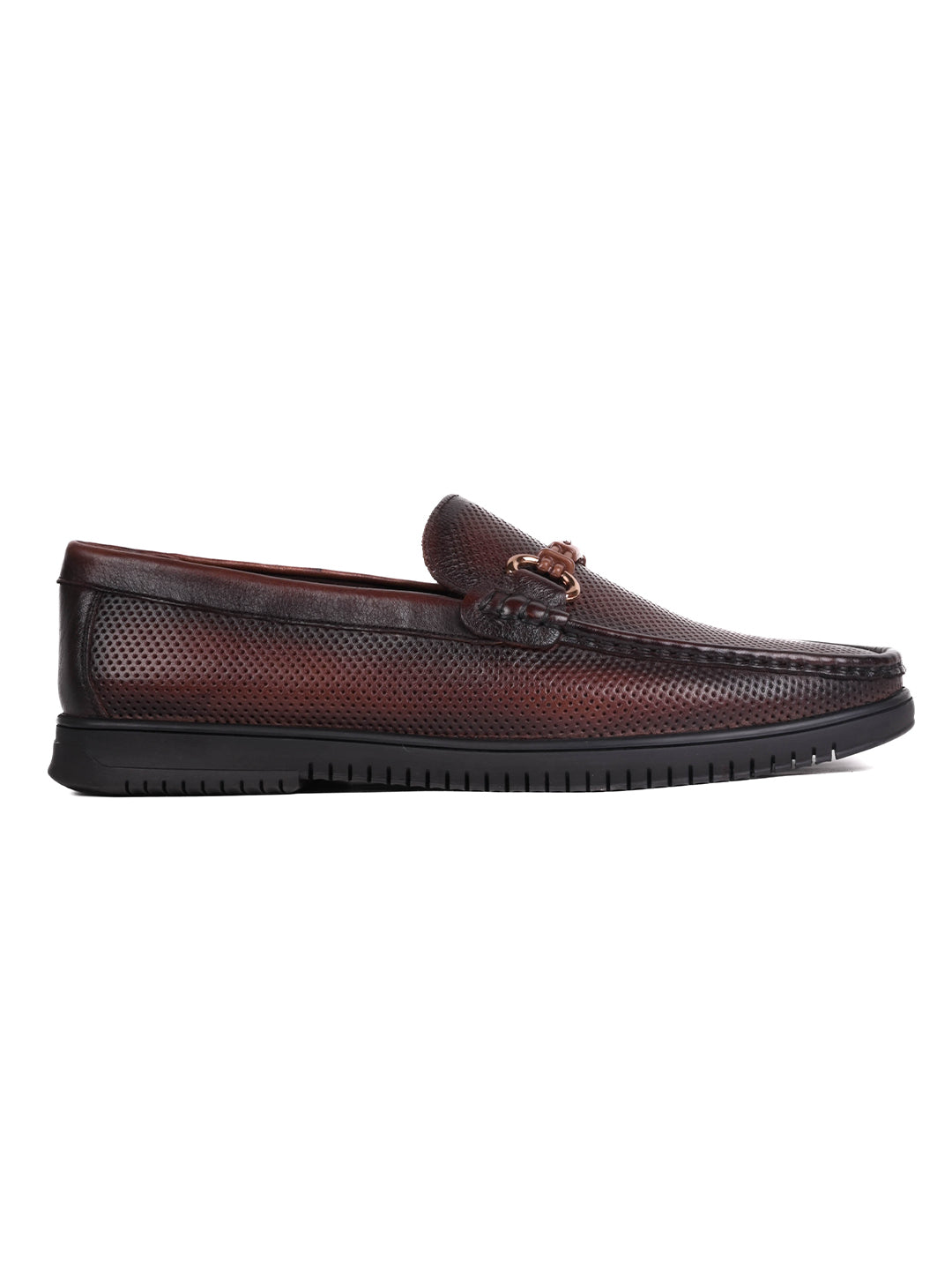 Men, Men Footwear, Brown Loafers