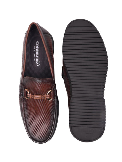 Men, Men Footwear, Brown Loafers