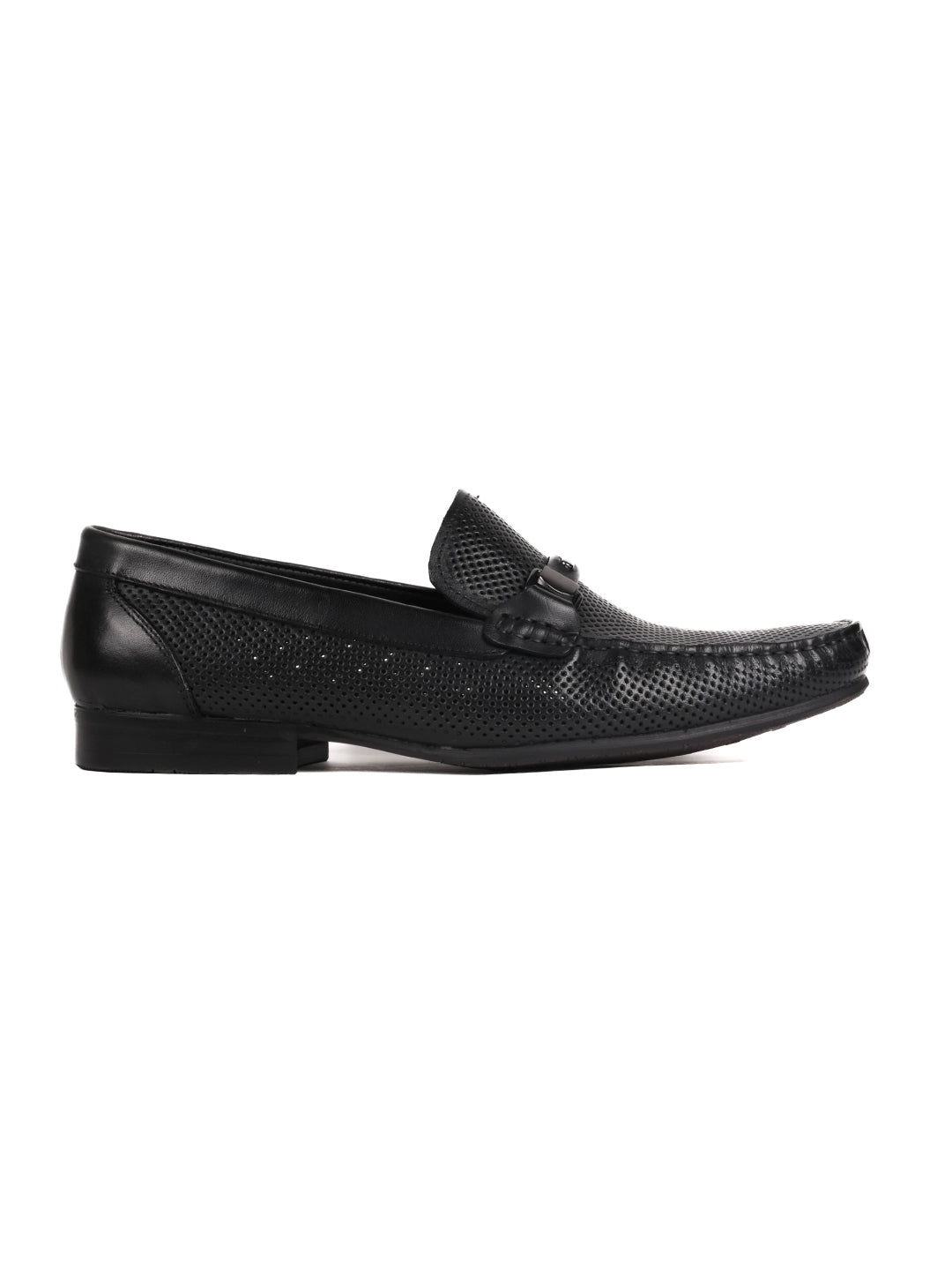 Men, Men Footwear, Black Loafers