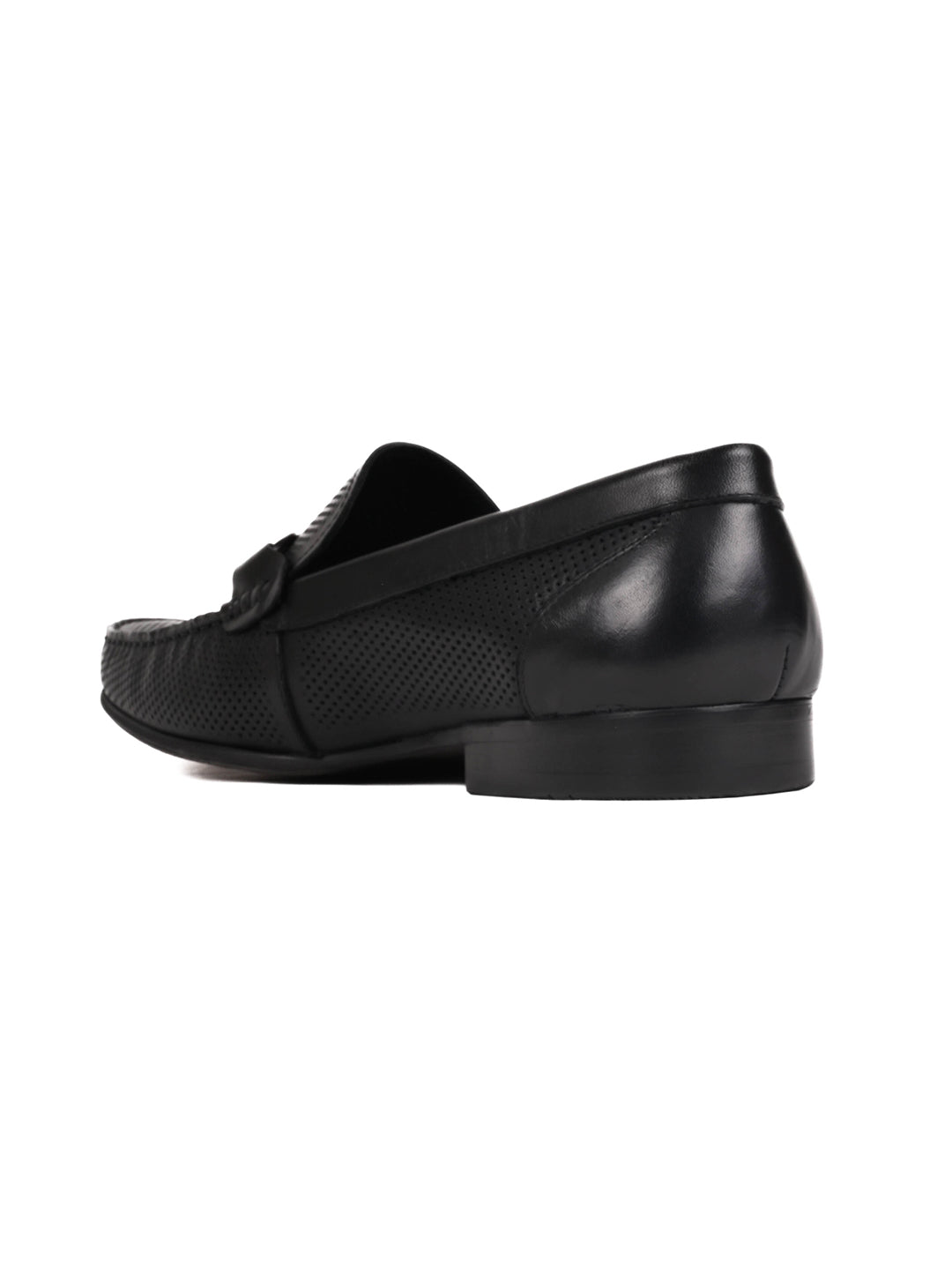 Men, Men Footwear, Black Loafers