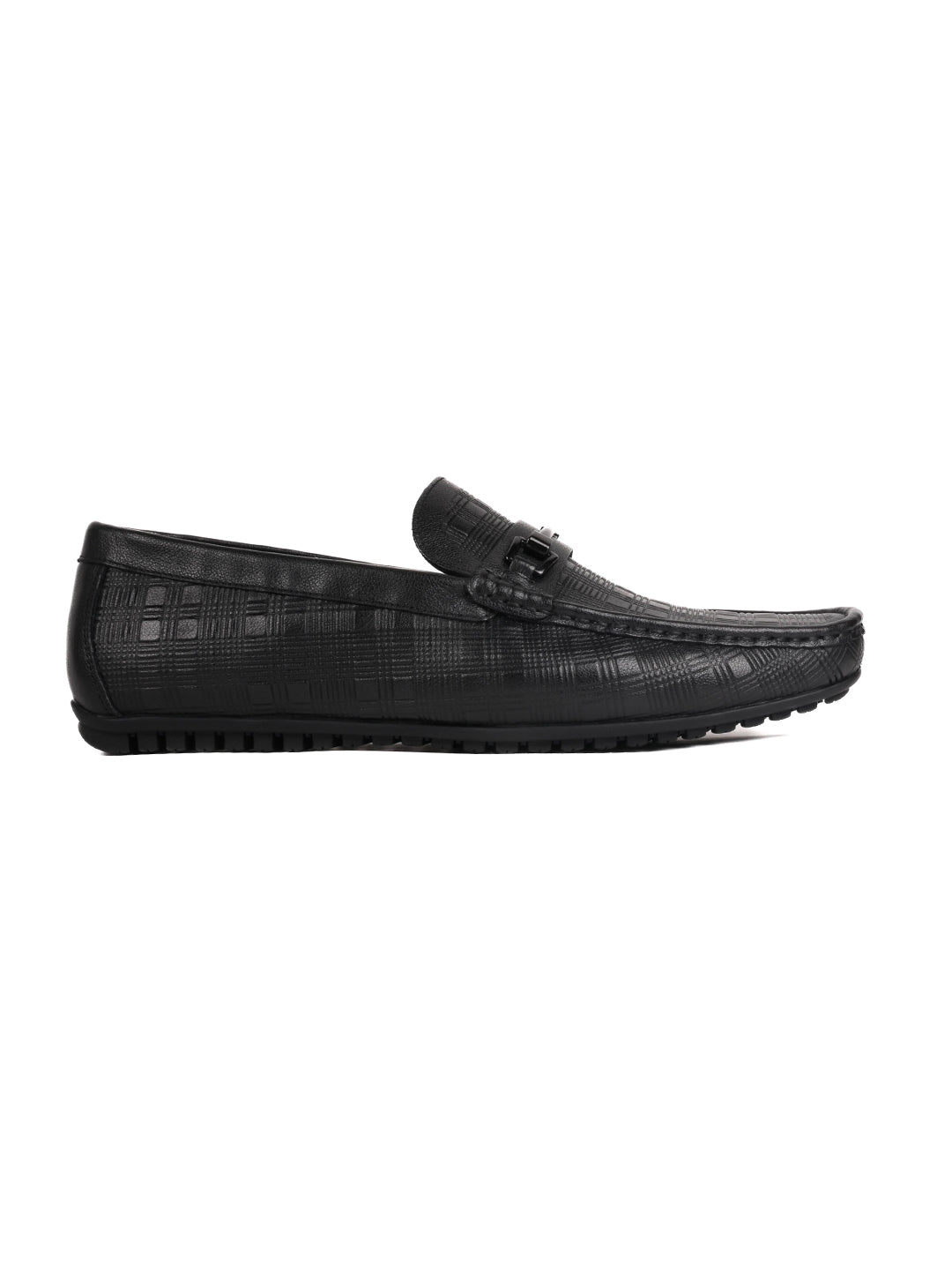 Men, Men Footwear, Black Loafers