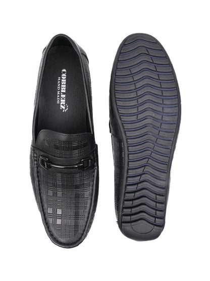 Men, Men Footwear, Black Loafers