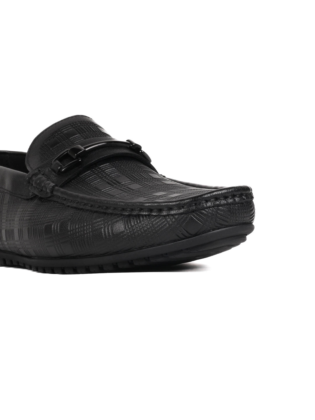 Men, Men Footwear, Black Loafers