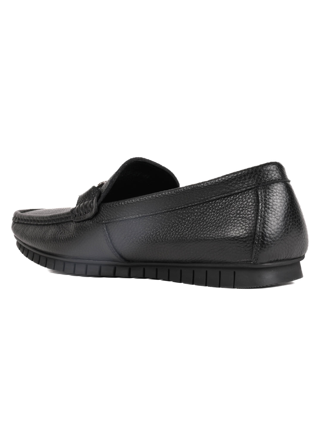 Men, Men Footwear, Black Loafers