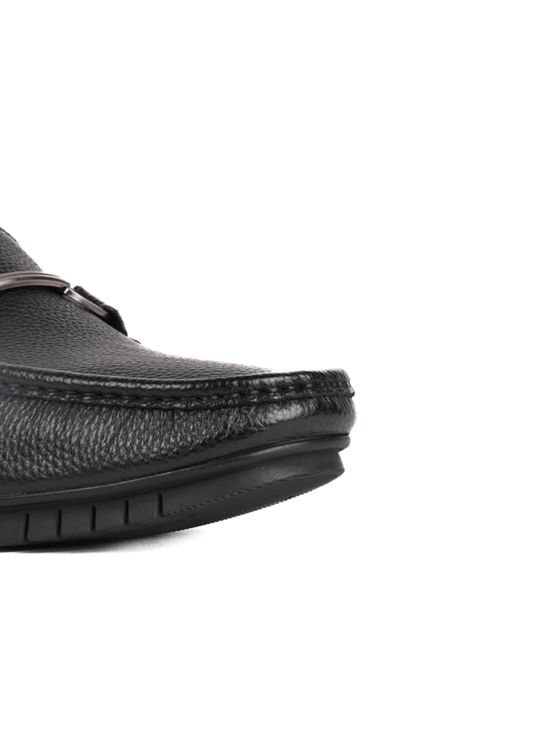 Men, Men Footwear, Black Loafers