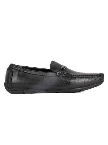 Men, Men Footwear, Black Driving Shoes