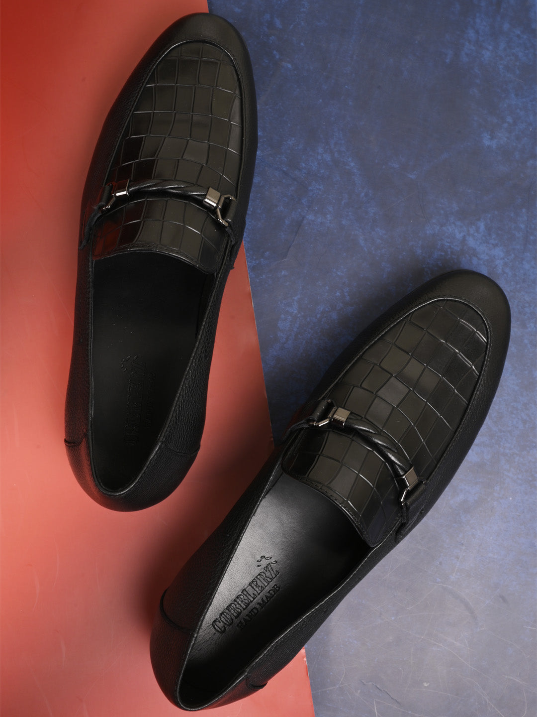 Men, Men Footwear, Black Loafers