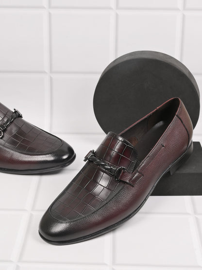 Men, Men Footwear, Maroon Loafers