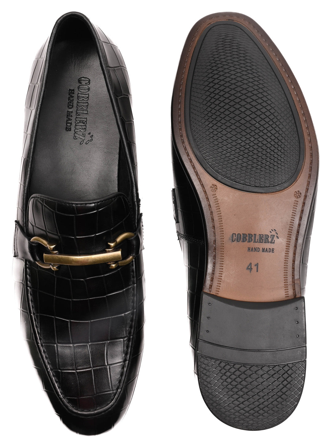 Men, Men Footwear, Black Loafers