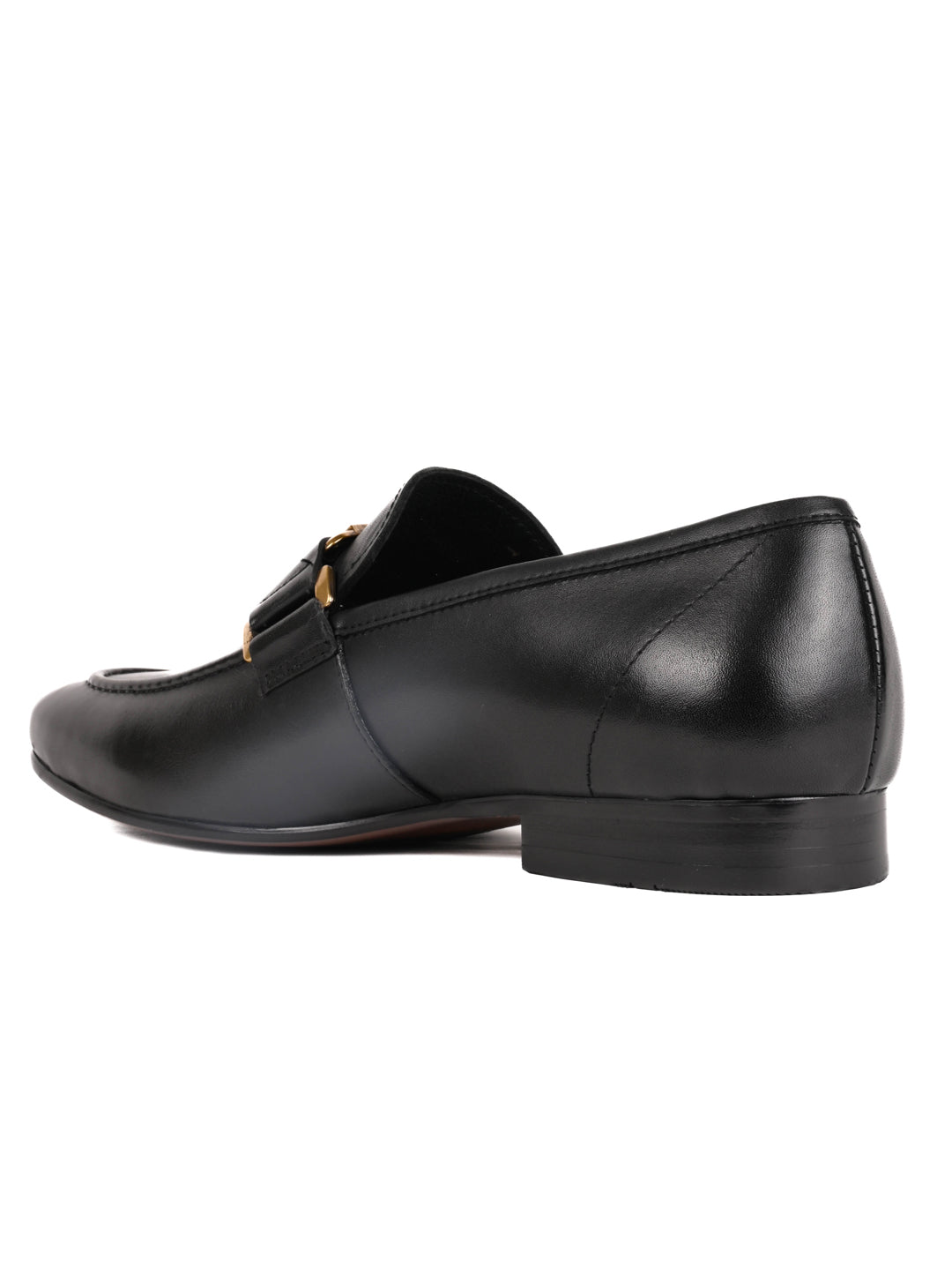 Men, Men Footwear, Black Loafers