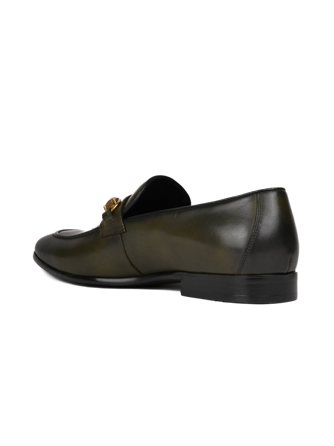 Men, Men Footwear, Green Loafers