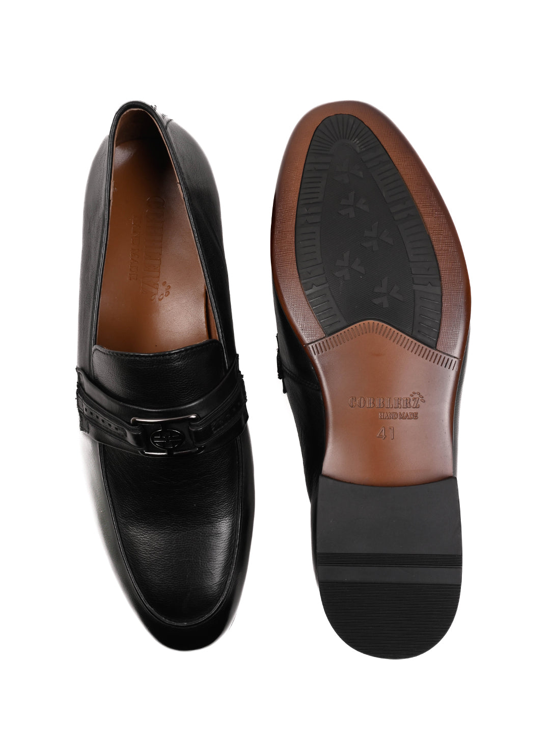 Men, Men Footwear, Black Loafers