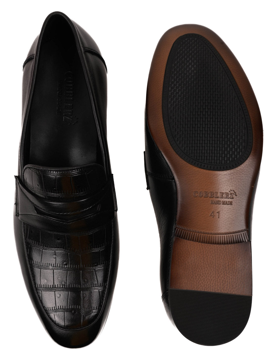 Men, Men Footwear, Black Loafers