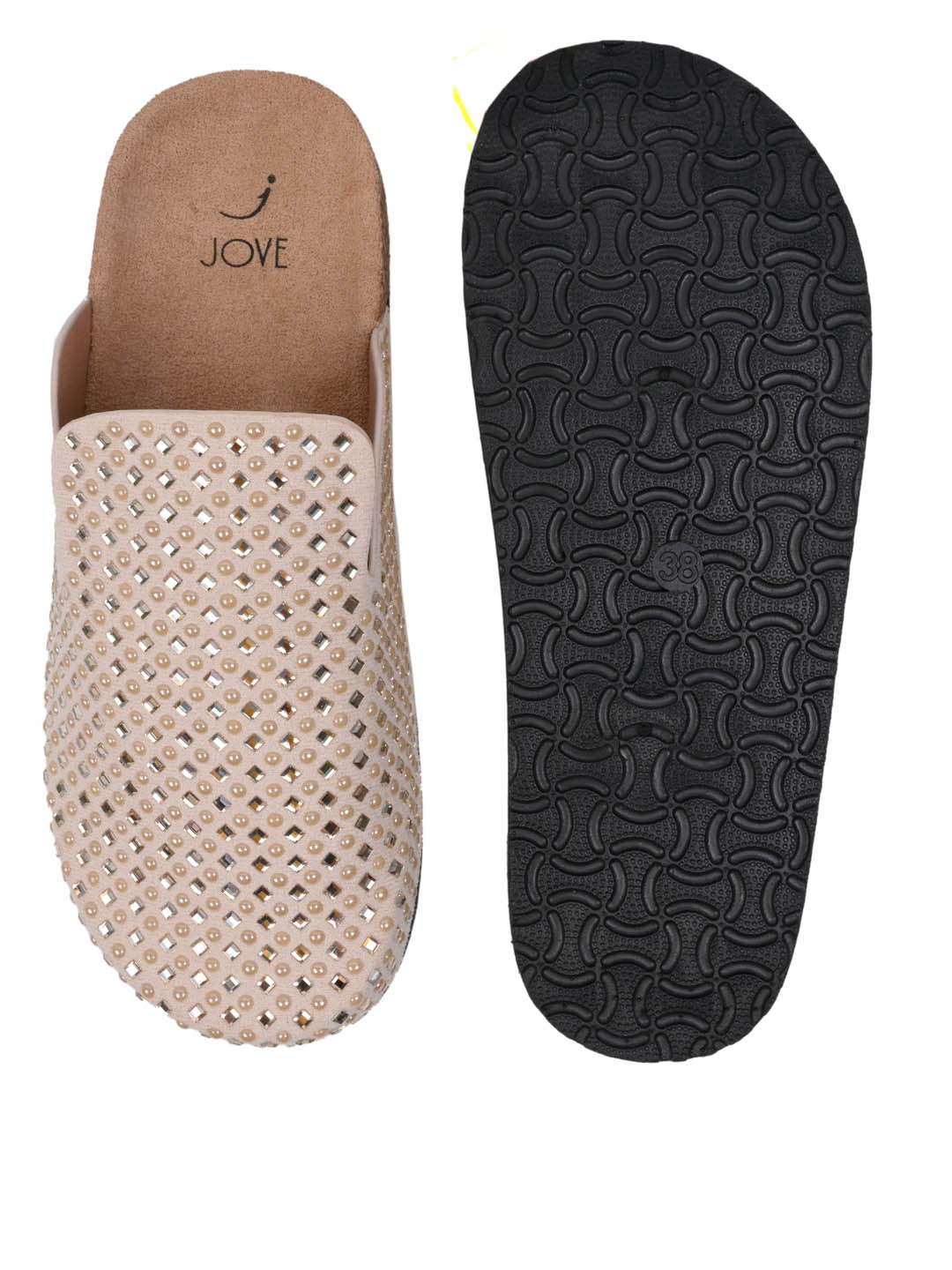 Women, Women Footwear, Beige Mules