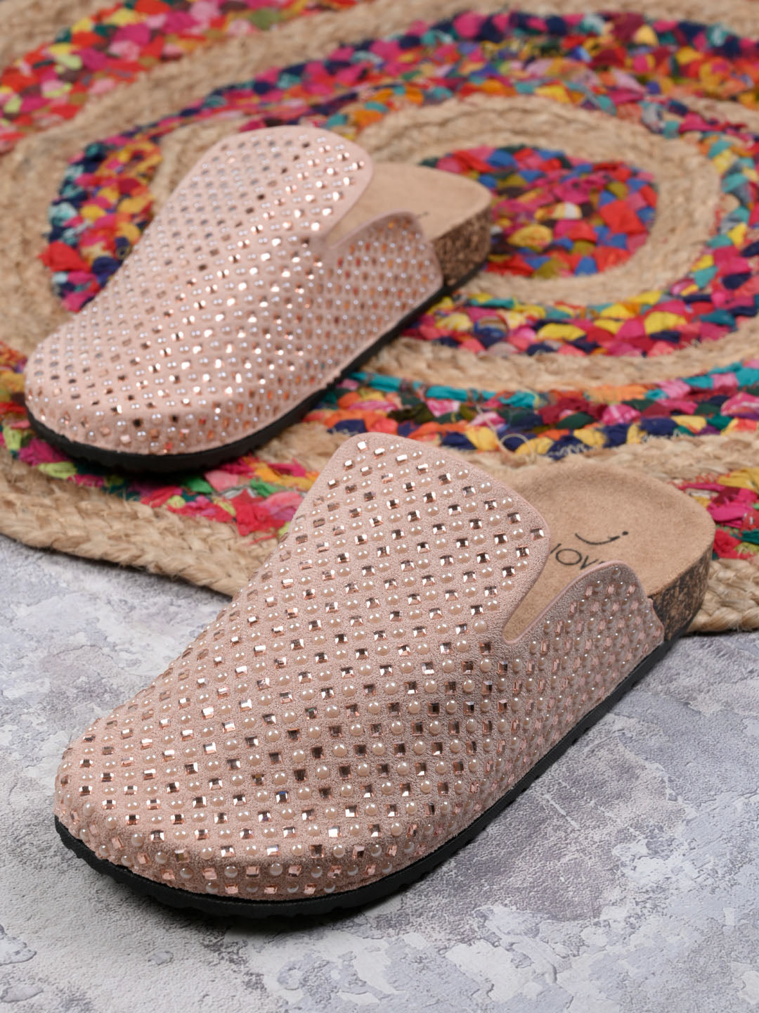 Women, Women Footwear, Pink Mules