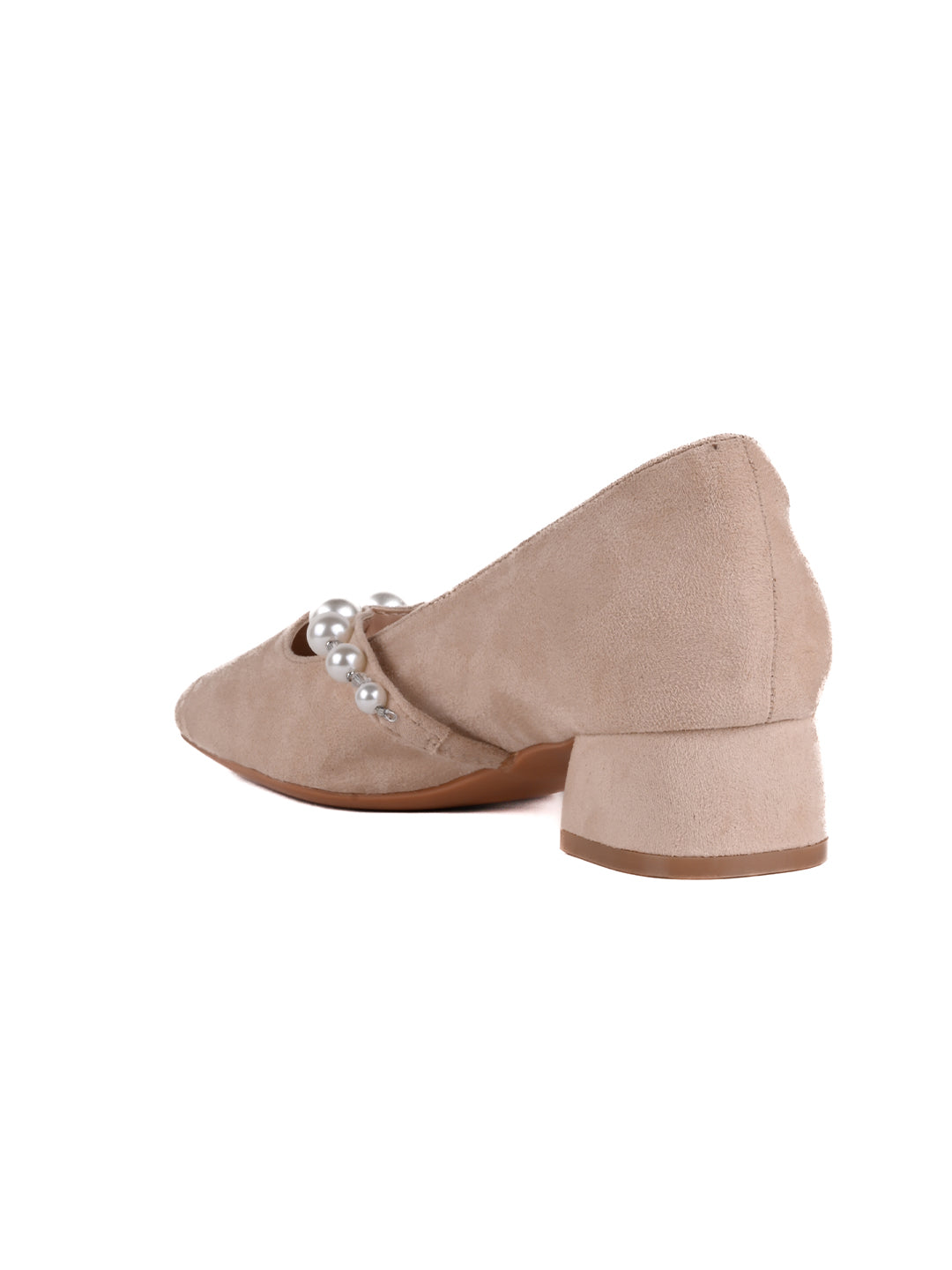 Women, Women Footwear, Beige Ballerinas