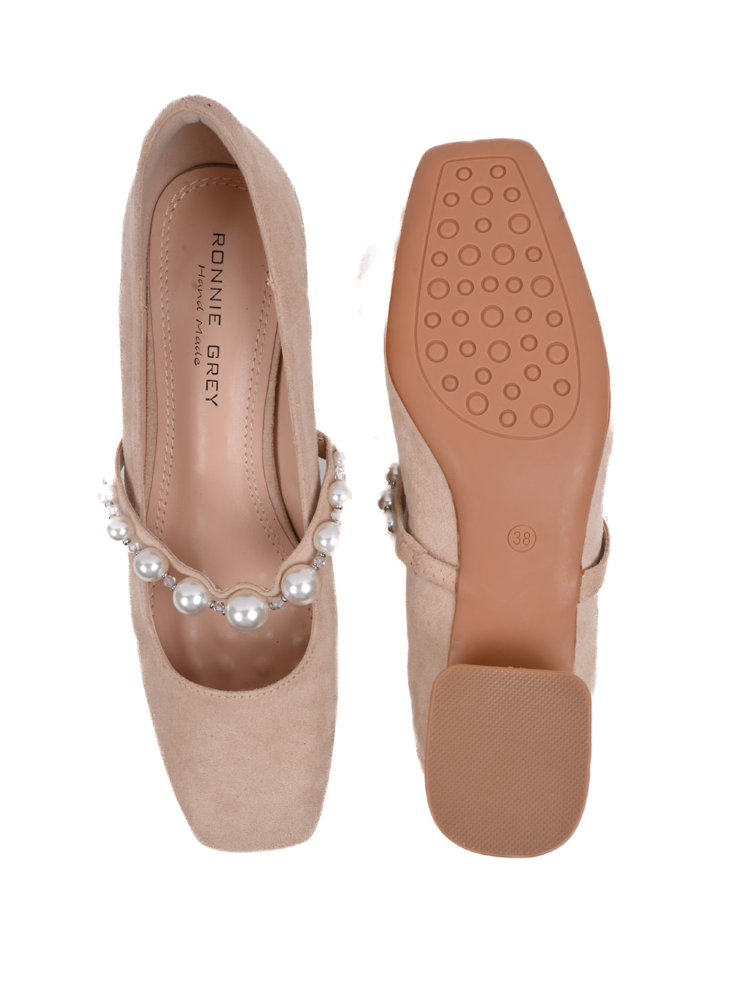 Women, Women Footwear, Beige Ballerinas