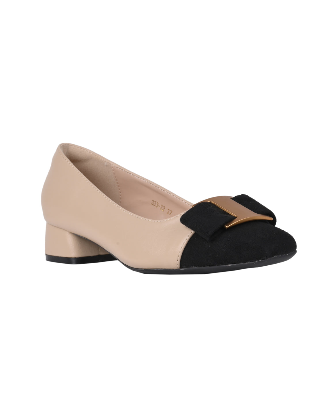 Women, Women Footwear, Beige Ballerinas