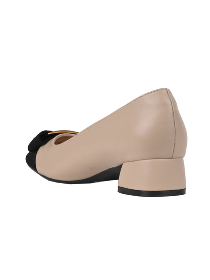 Women, Women Footwear, Beige Ballerinas