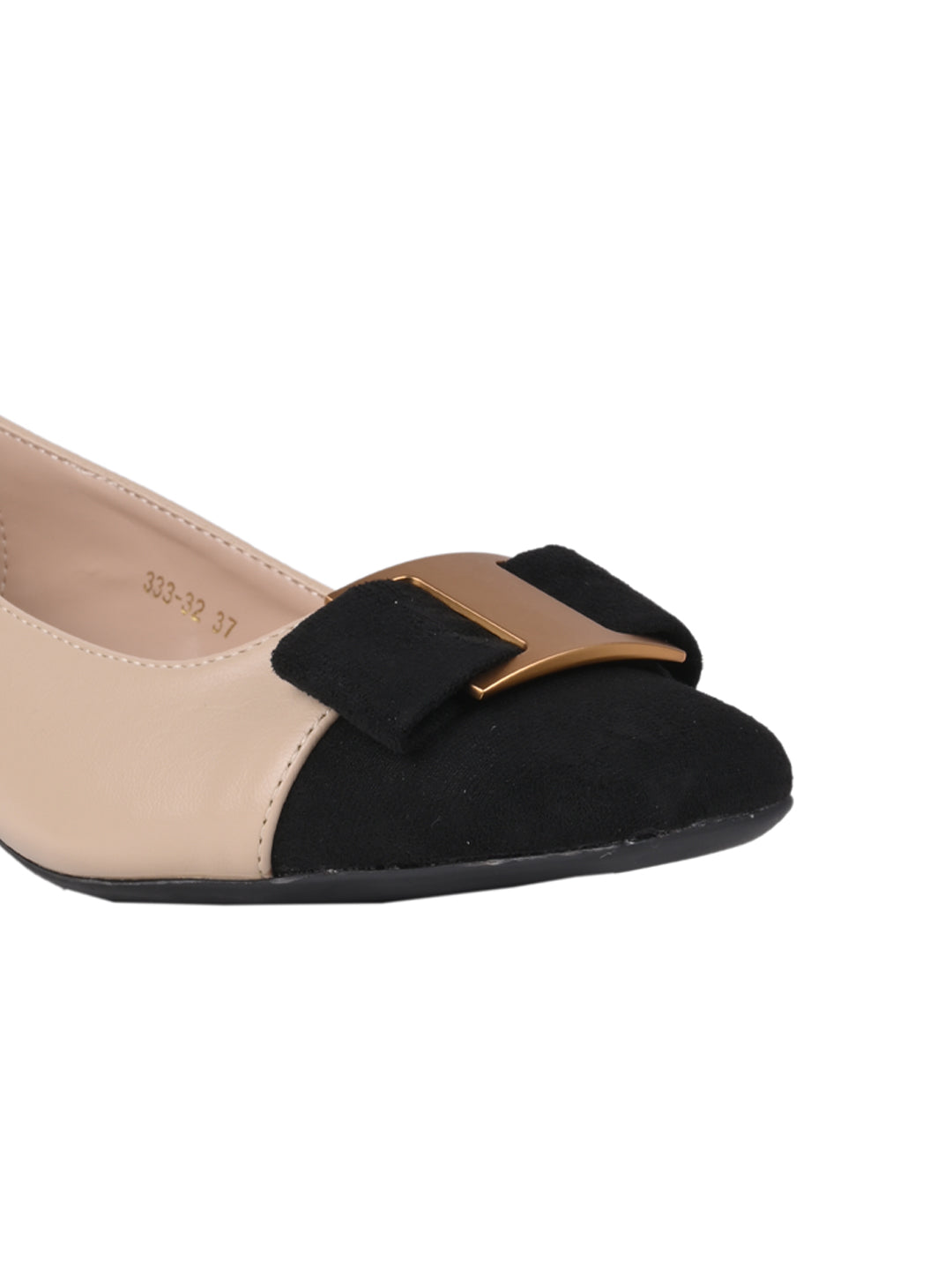 Women, Women Footwear, Beige Ballerinas