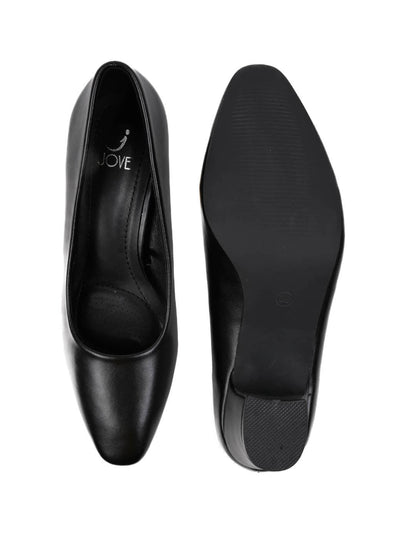 Women, Women Footwear, Black Pumps